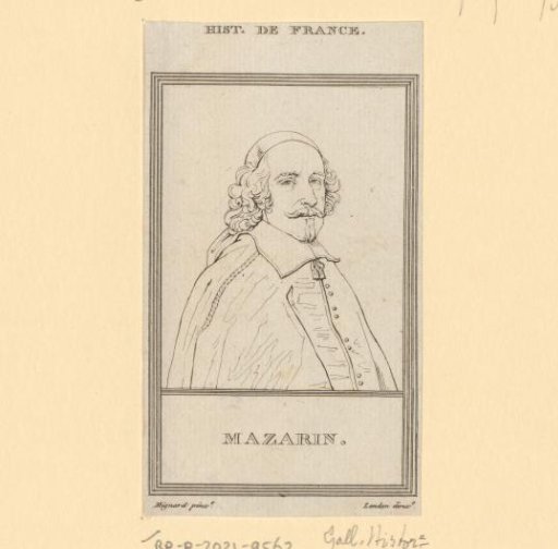 Portrait of Jules Mazarin