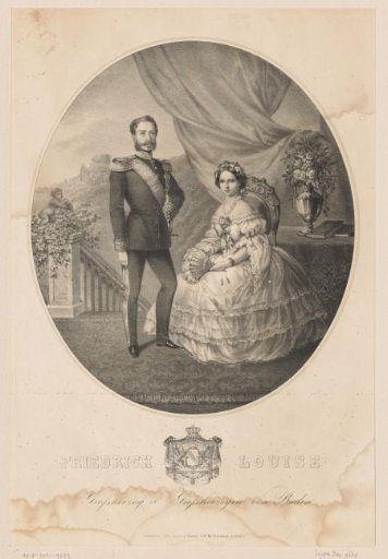 Double portrait of Frederick I of Baden and Louise Marie Elisabeth of Prussia