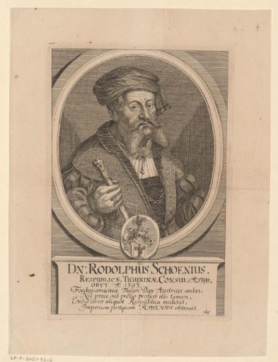 Portrait of Rodolphus Schoenius