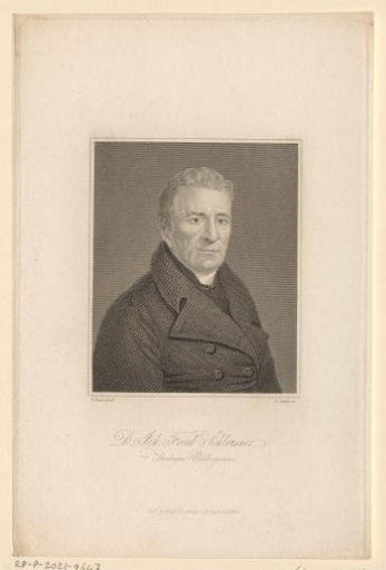 Portrait of Johann Friedrich Schleusner