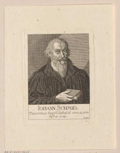 Portrait of Johann Schmid