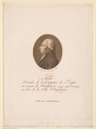 Portrait of Johann Konrad Schmid