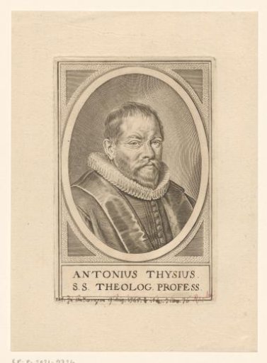 Portrait of Antonius Thysius