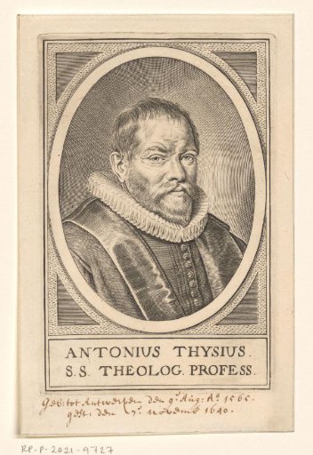 Portrait of Antonius Thysius