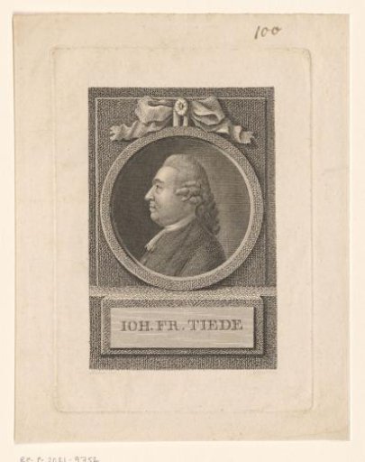 Portrait of Johann Friedrich Tiede