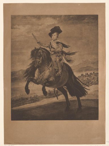 Equestrian portrait of Balthasar Charles of Spain