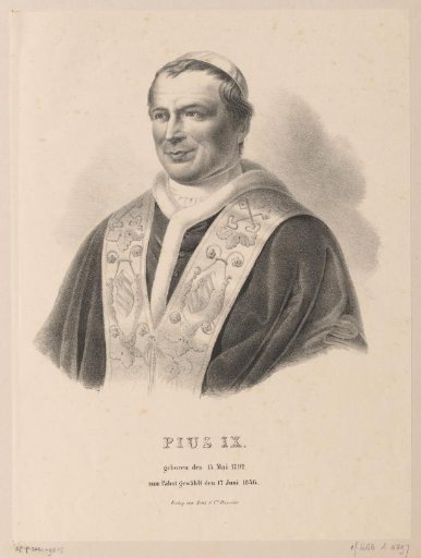 Portrait of Pope Pius IX
