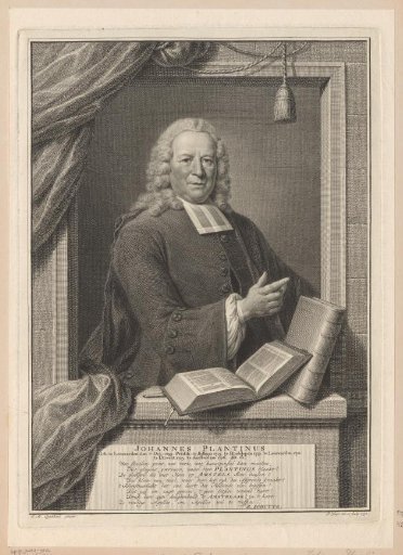 Portrait of Johannes Plantinus at the age of 61