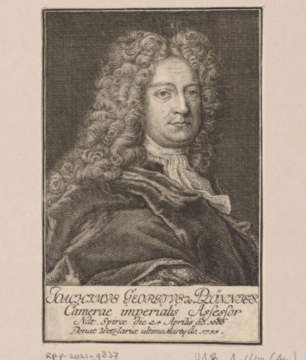 Portrait of Joachim Georg von Plönnies