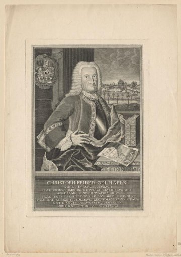 Portrait of Christoph Friedrich Oelhafen von Schöllenbach
