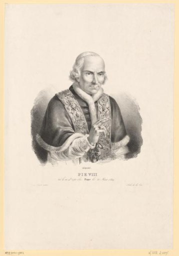 Portrait of Pope Pius VIII