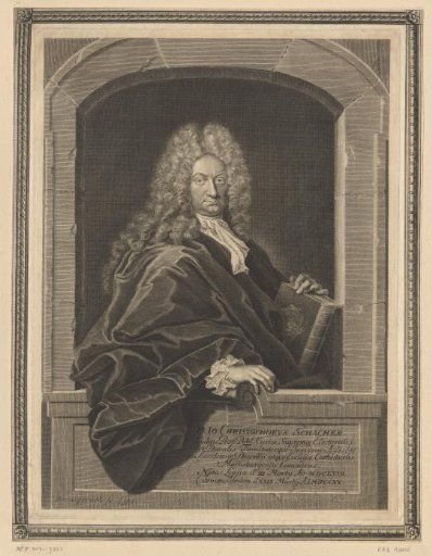 Portrait of Johann Christoph Schacher