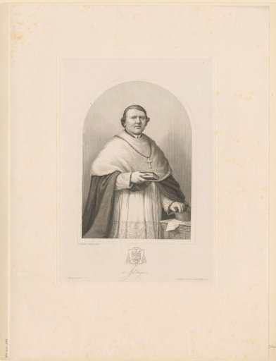 Portrait of Andreas Ignatius Schaepman, Archbishop of Utrecht