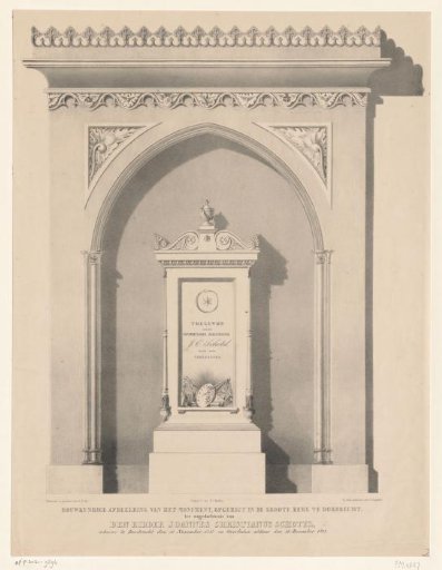Monument to the painter Johannes Christiaan Schotel