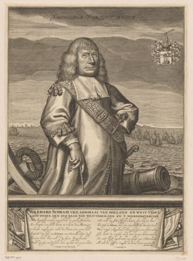 Portrait of Volkert Schram, Vice-Admiral of Holland and West Friesland