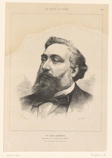 Portrait of Léon Gambetta