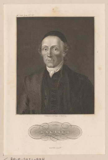 Portrait of Johann Caspar Lavater