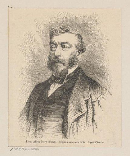 Portrait of Baron Henri Leys