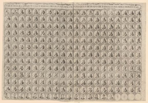 Portraits of 255 popes from Christ and Peter to Pius VI