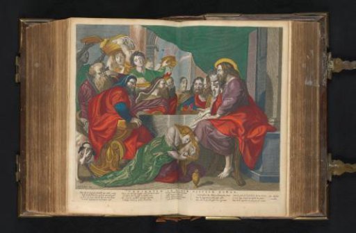 Mary Magdalene washing the feet of Christ