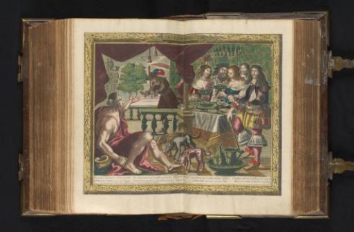 Lazarus Begging at the Feast of the Rich Man
