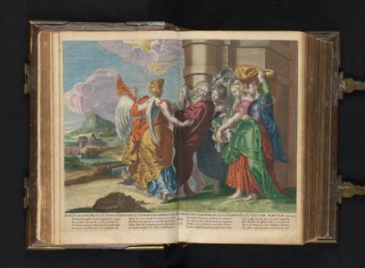 Lot Fleeing Sodom with His Wife and Daughters