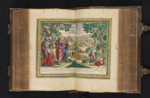 Christ and the disciples plucking corn on the Sabbath (Summer)