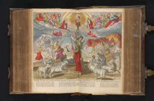 Last Judgment with the separation of the sheep and the goats