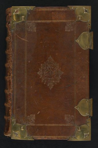 States Bible with colored prints and accompanying stand
