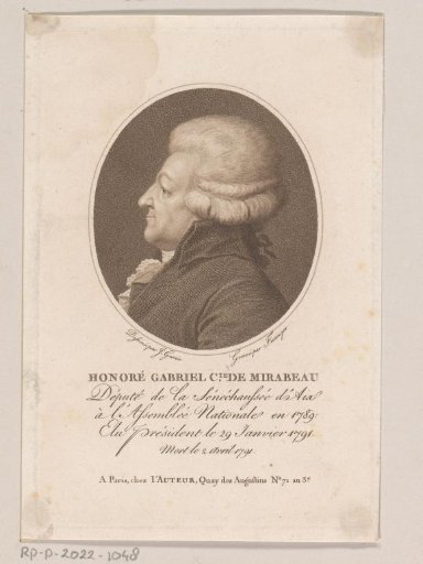 Portrait of Honoré-Gabriel de Riqueti