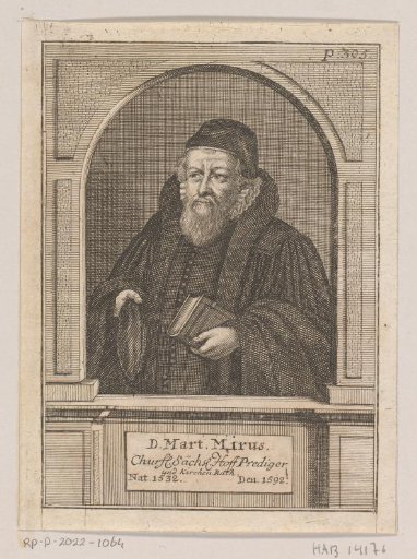 Portrait of Henricus Miroulaeus
