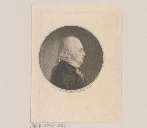 Portrait of Jacob Abraham Uitenhage de Mist at the age of 54