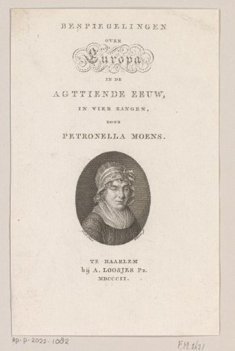 Portrait of Petronella Moens