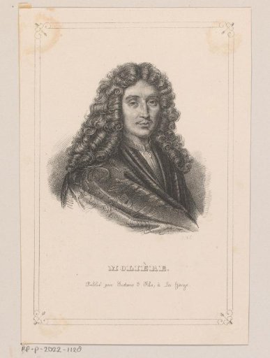 Portrait of Jean Baptiste Poquelin Molière