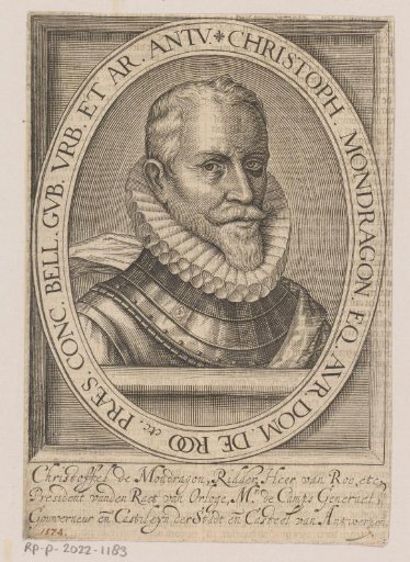 Portrait of Cristóbal de Mondragón y Otalora