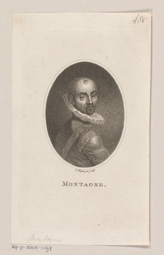Portrait of Michel Eyquem de Montaigne