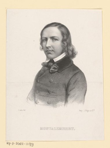 Portrait of Charles, Count de Montalembert