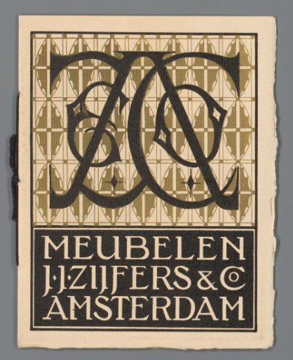 Furniture J.J. Zijfers & Co. Amsterdam
