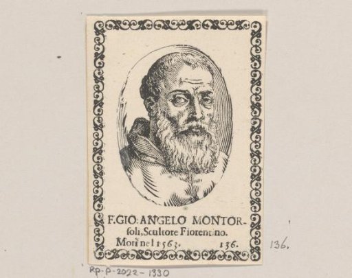 Portrait of Giovanni Angelo Montorsoli