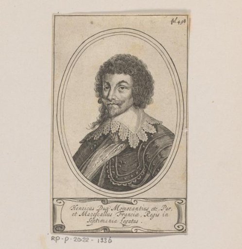 Portrait of Henry duc de Montmorency