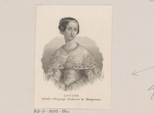 Portrait of Luisa Fernanda van Spanje