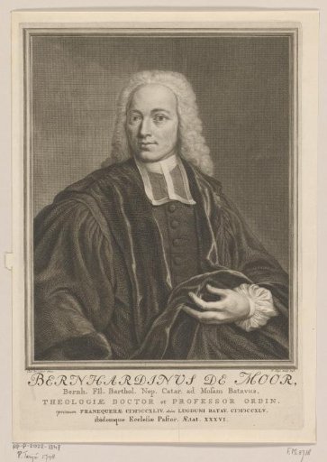 Portrait of Bernhardinus de Moor