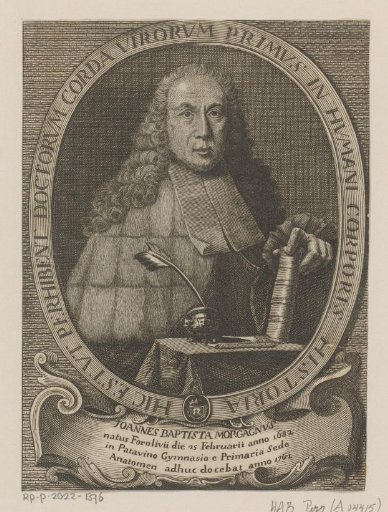 Portrait of Giovanni Battista Morgagni