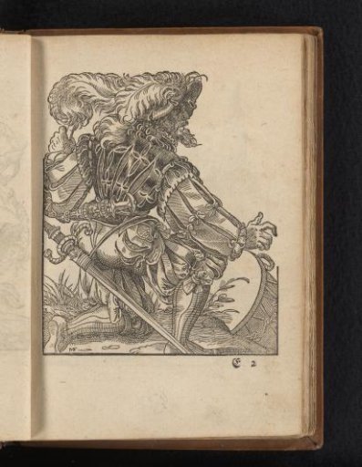 Seated Landsknecht