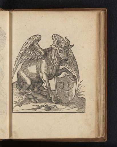 Winged ox of the evangelist Luke