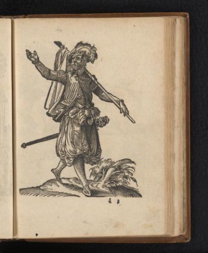Landsknecht with a banner