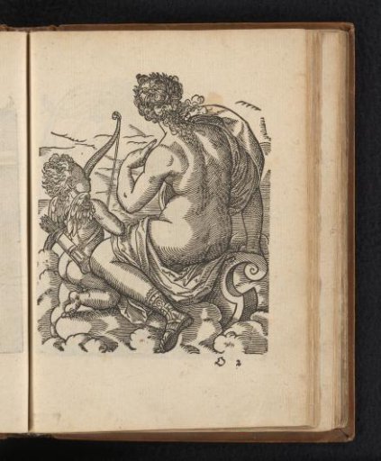 Venus and Cupid in the Clouds