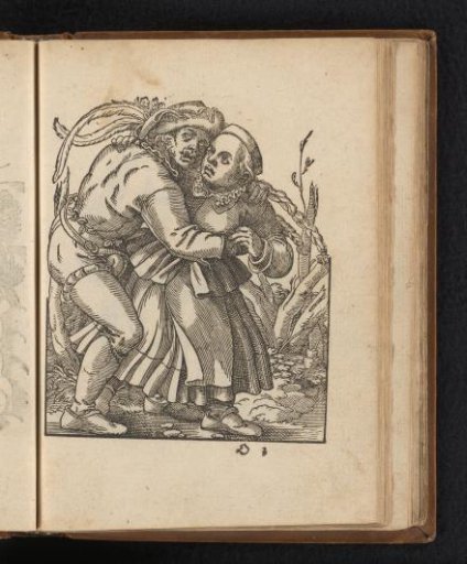Embracing Peasant and Peasant Woman