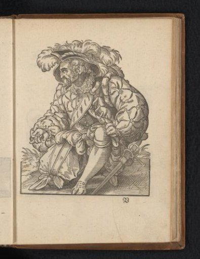 Dice-playing Landsknecht