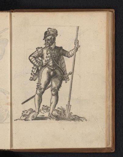 Standing Nobleman with a Lance